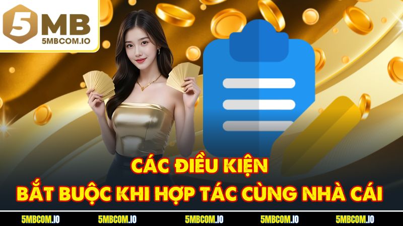 Các điều kiện bắt buộc khi hợp tác cùng nhà cái
